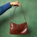 Caramel Faux Leather Shoulder Bag – Tommy Hilfiger