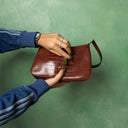 Caramel Faux Leather Shoulder Bag – Tommy Hilfiger