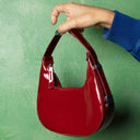 Burgundy Patent Mini Bag
