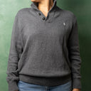 Grey Button Sweater – Polo Ralph Lauren