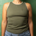 Olive Knit Tank – Old Navy